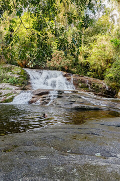 View of the Paraty waterfalls, Rio de Janeiro, Brazil