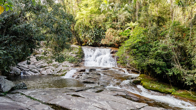 View of the Paraty waterfalls, Rio de Janeiro, Brazil