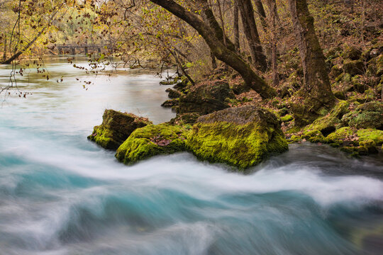 65045-01302 Big Spring in fall, Ozark National Scenic Riverways near Van Buren, MO