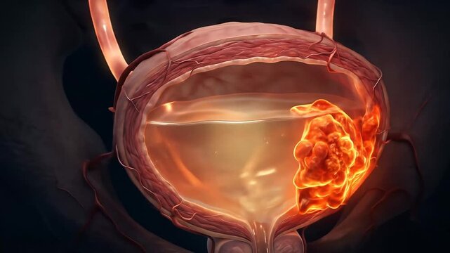 Detailed Visualization of Bladder and Kidney Interaction with Tumor Development in a Medical Animation