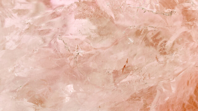 amethyst crystal displays frozen textures with cool Brown hues. The icy surface of the gemstone