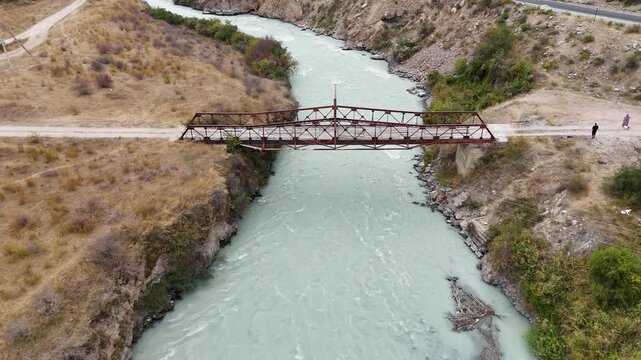 Most Shabdan Batyr bridgr in Bishkek Kyrgyzstan