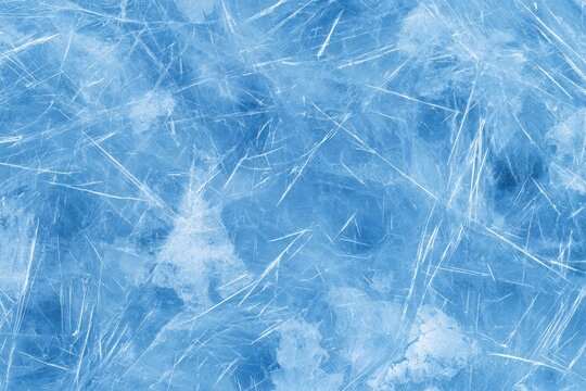 Abstract icy blue texture with sharp, fractured crystalline patterns
