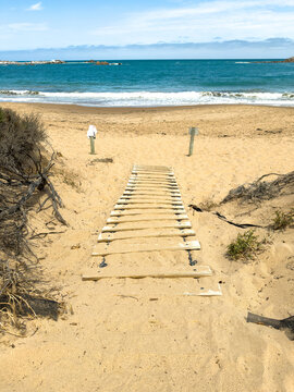 Wooden Track Down To Beach Horseshoe Bay