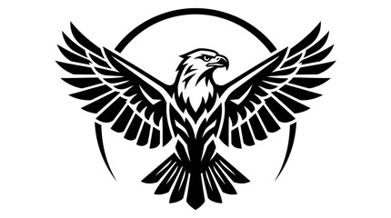 Fototapeta premium Eagle emblem graphic design
