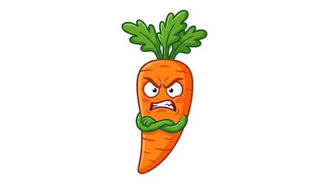 carrot cartoon character