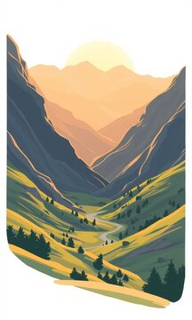 Peaceful Valley Landscape