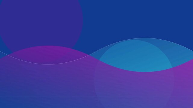 Vibrant aurora frequency waves overlapping animation for Friendship Day