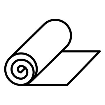 mat icon with outline style