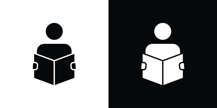 Study icon outline clipart set. EPS10