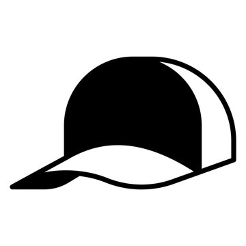 cap icon with solid style