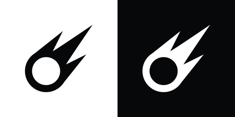 Comet icon for creative designs © basit