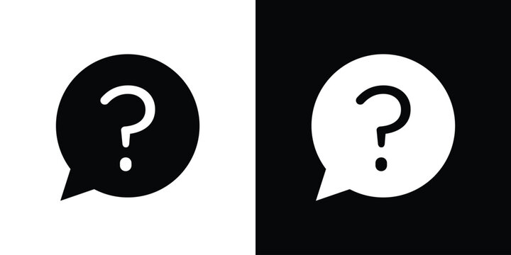 Comment question icon for creative designs