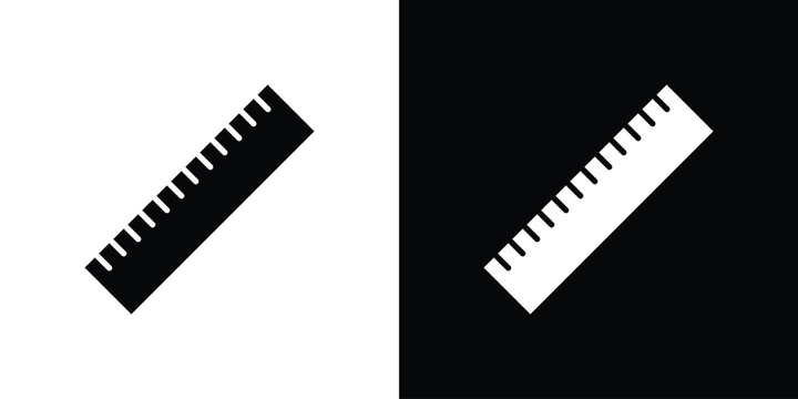 Ruler icon for creative designs