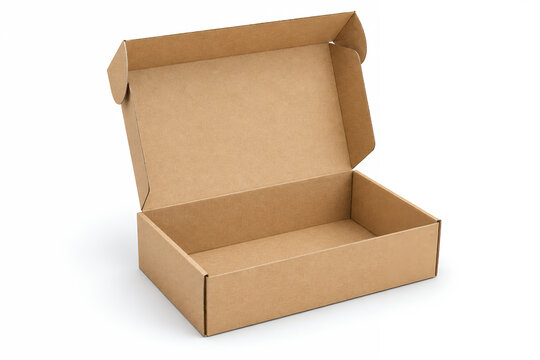 open cardboard box