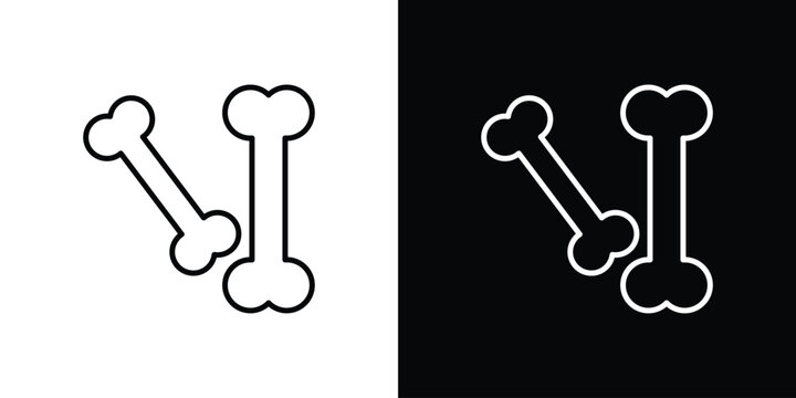 Bones icon vector logos kit. EPS10