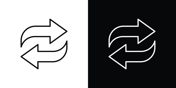 Exchange icon vector logos kit. EPS10