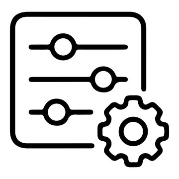Settings and Configuration Icon