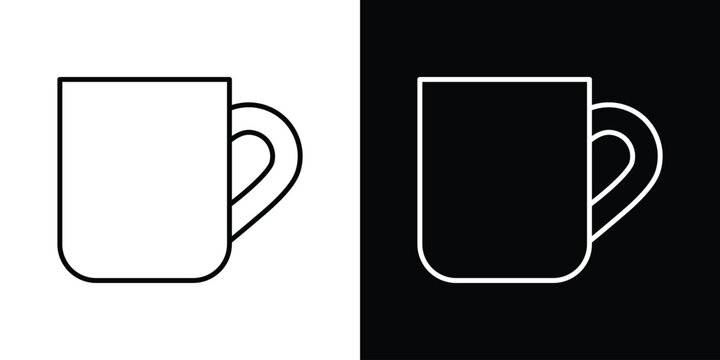 Mug icon vector logos kit. EPS10