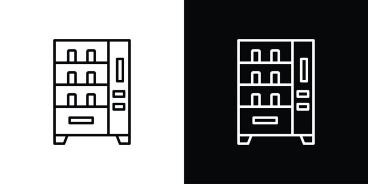 Vending machine icon vector logos kit. EPS10