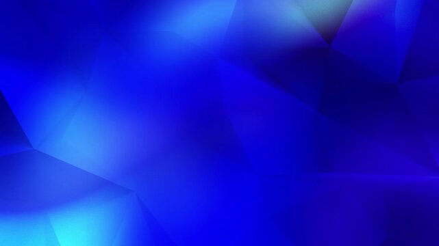 Abstract dark blue low poly background with shifting geometric patterns