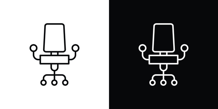 Office chair icon