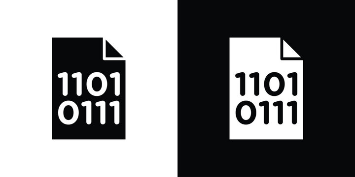 Binary code icon