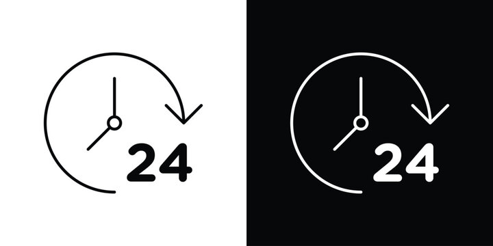 Time twenty four icon