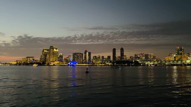 San Diego Skyline at Night 
