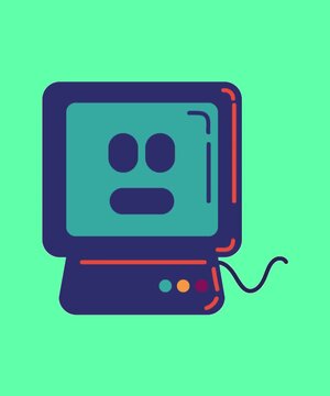 retro tv icon