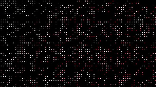 Abstract digital pattern with small white squares on a dark background. Versatile for digital designs, backgrounds, prints, and textures.