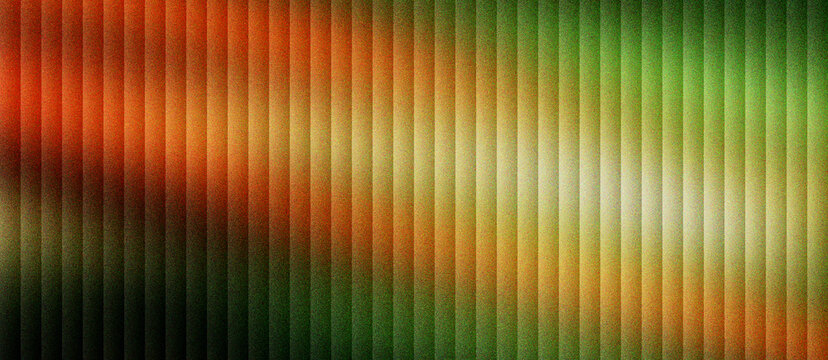 Abstract vertical stripe background with warm orange and green gradient light, textured linear pattern for modern graphic design, soft blurred rhythmic lines for creative digital wallpaper.