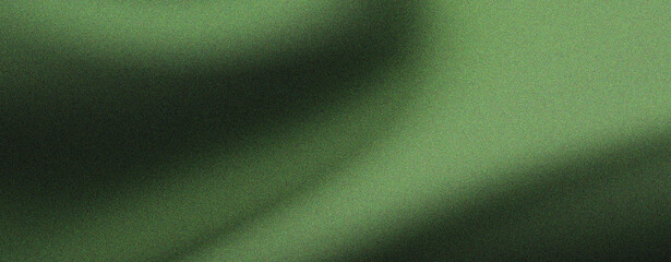 Emerald green silk fabric texture with elegant soft waves. Luxurious satin cloth background with smooth drapery and subtle grain. Minimalist dark green textile surface for premium branding. © VEXLO