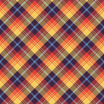 Seamless Ordinary Plaid Tartan Pattern July 31st 2026