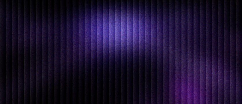 Purple vertical lines background, dark violet abstract striped texture with soft light glow, elegant metallic ribbing pattern for luxury branding, modern tech wallpaper and digital backdrop.