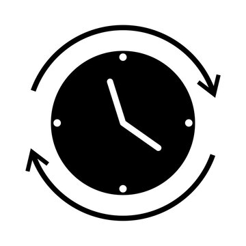 This symbol is commonly used to represent a time refresh, history, or replay function.