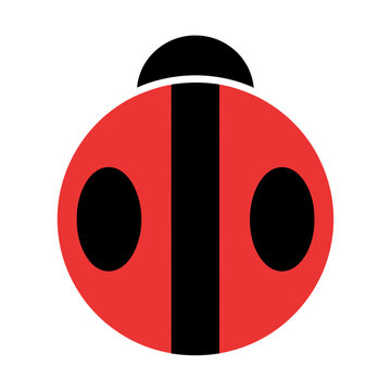 Stylized Ladybug Icon