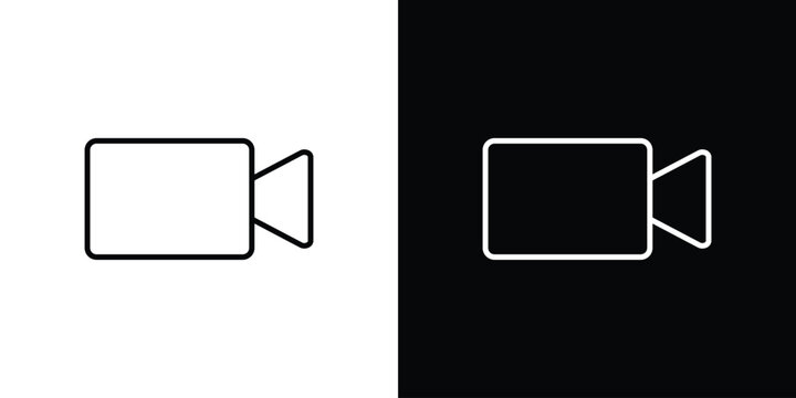 Video call icon for infographic projects