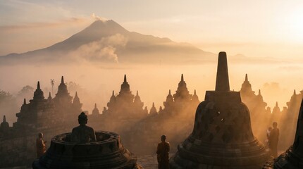 sunrise in the mountains © akun