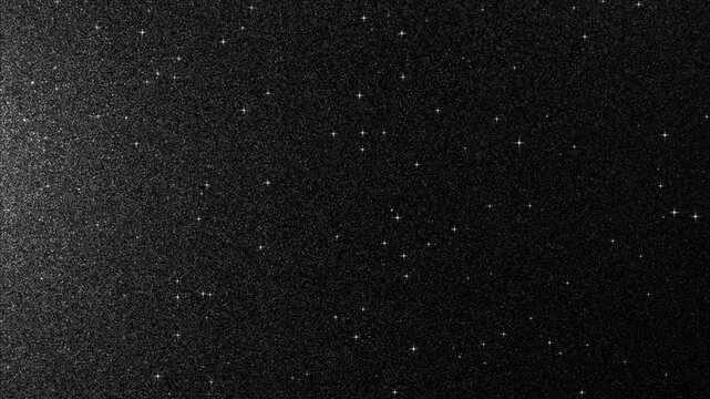 Black seamless loop shimmer texture video background, sparkling animated glitter, luxury backdrop for greeting cards, holiday and special event messages, backgrounds.