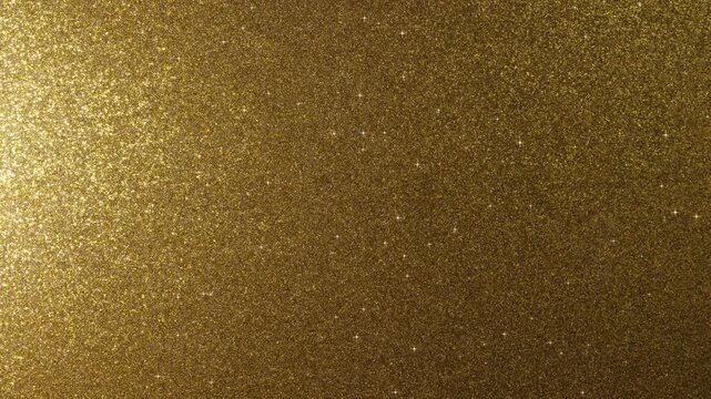 Gold seamless loop shimmer texture video background, sparkling animated glitter, luxury backdrop for greeting cards, holiday and special event messages, backgrounds.