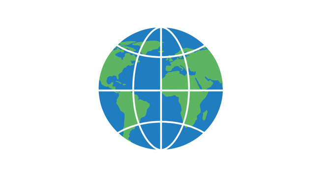 Globe Earth Planet World Map.