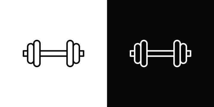 Gym icon minimal logos pack. EPS10