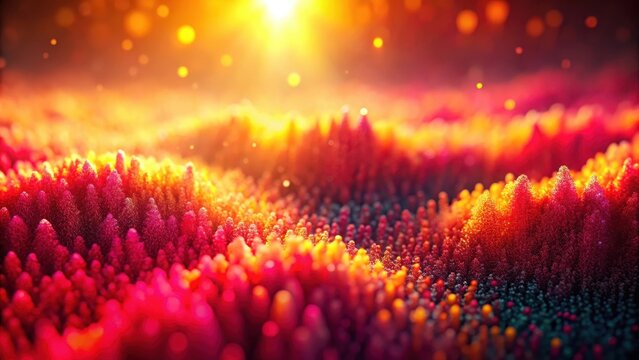 Grainy gradient background red pink yellow noise texture abstract vibrant backdrop banner poster wallpaper header design