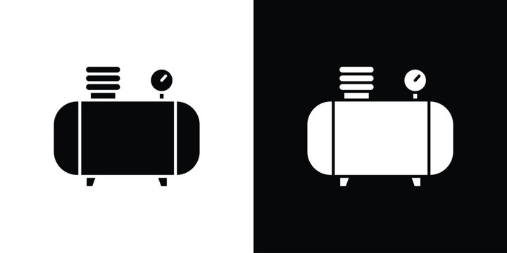 Compressor icon outline pictogram series