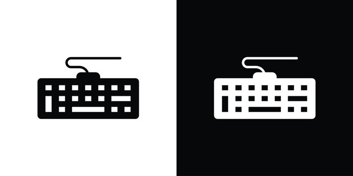 Keyboard icon outline pictogram series