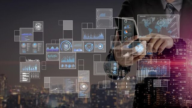 Data insights, charts, and analytics help visualize performance. Data drives strategy, analytics enhances growth, and data improves business outcomes through analytics. Marrow