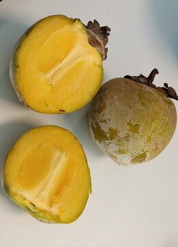 Fresh Velvet Apple Cut Open