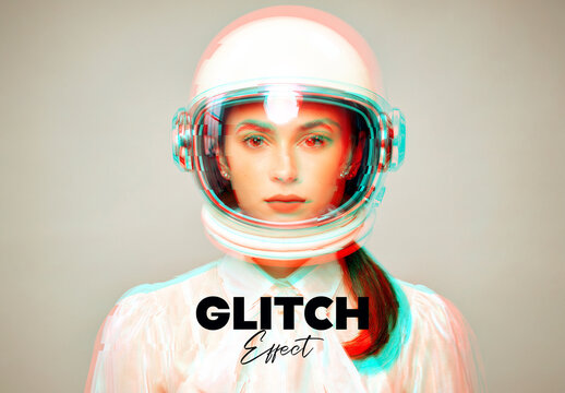 RGB Glitch Photo Effect