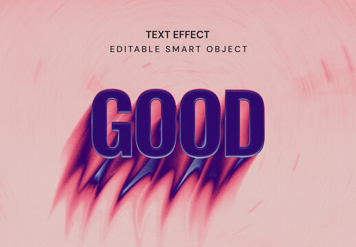 Colourful Melting Text Effect